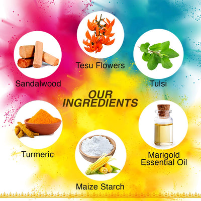 Antarkranti | Herbal Holi Gulal | Truck Art 3 in 1 Gift Set | Herbal Holi Color