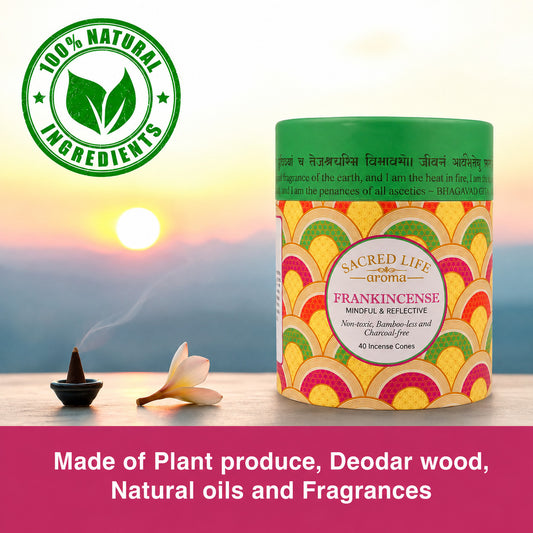 Sacred Life Frankincense Dry Dhoop Incense Cones