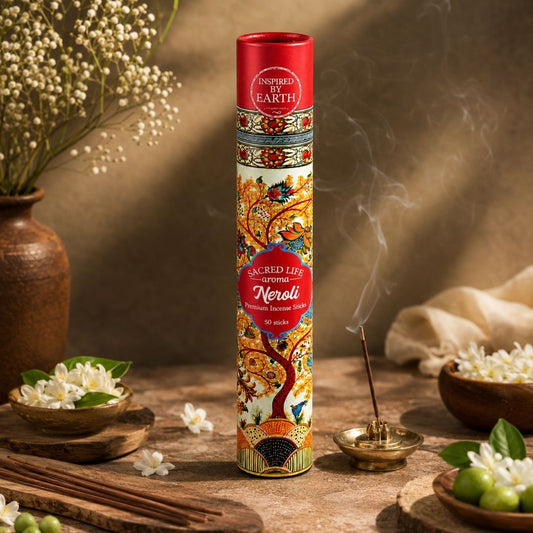 🌿 Sacred Life Aroma Neroli Premium Incense Sticks