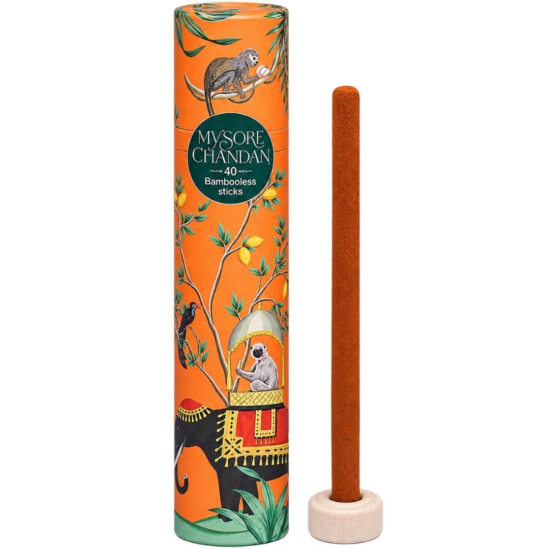 Sacred Life Mysore Chandan Premium Bambooless Incense Sticks