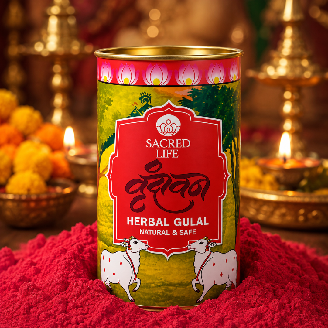 Sacred Life Herbal Gulal – Premium Festive Color Powder | 50g