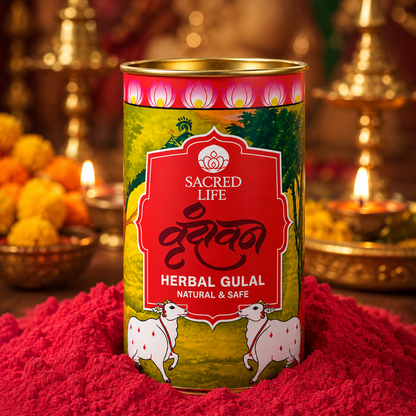 Sacred Life Herbal Gulal – Premium Festive Color Powder | 50g
