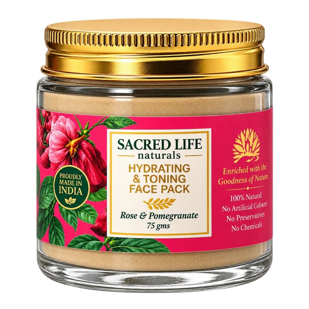 Sacred Life Rose & Pomegranate Face Pack