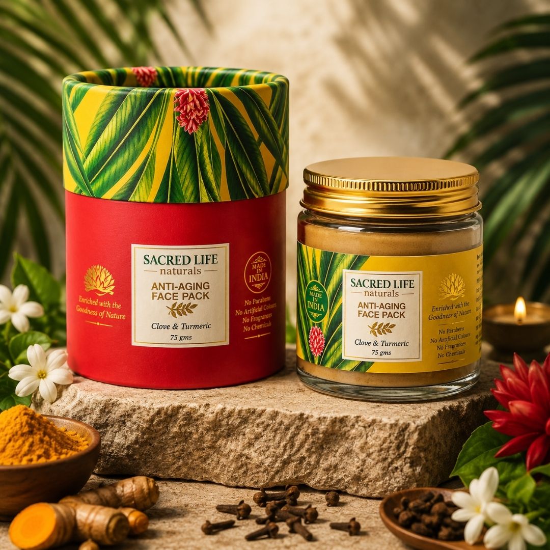 Sacred Life Clove & Turmeric Face Pack