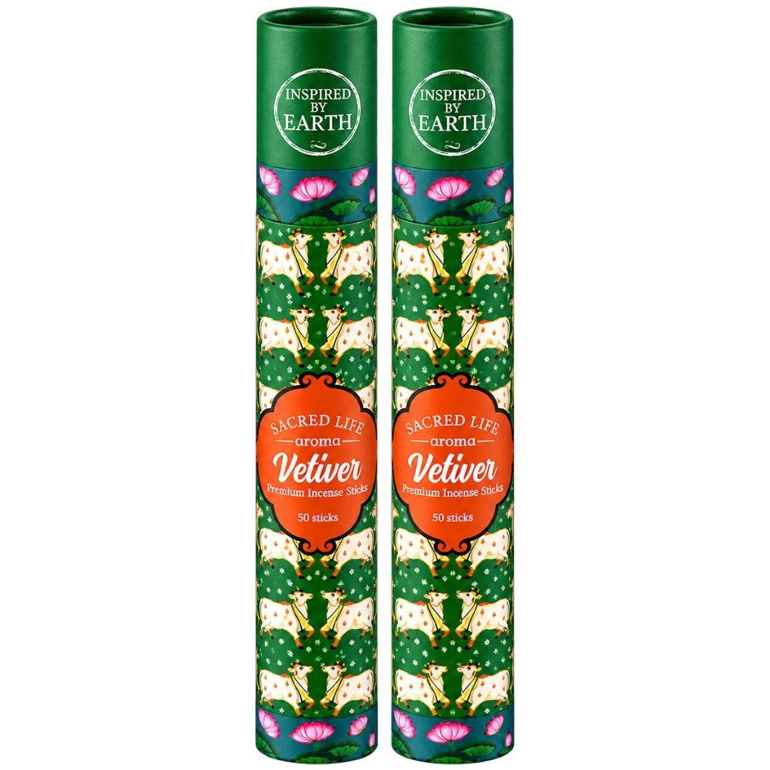 Sacred Life Vetiver Natural Incense Sticks