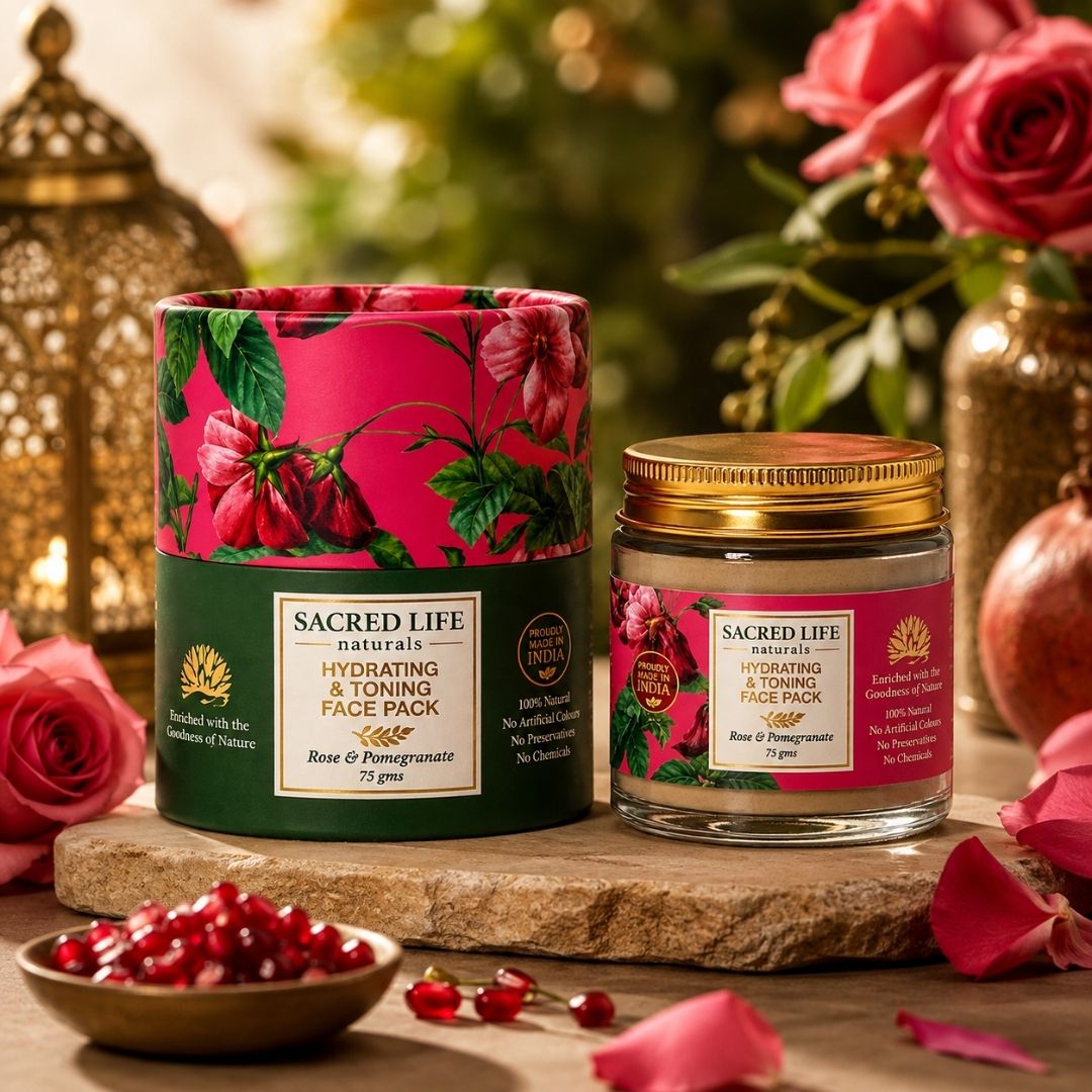 Sacred Life Rose & Pomegranate Face Pack