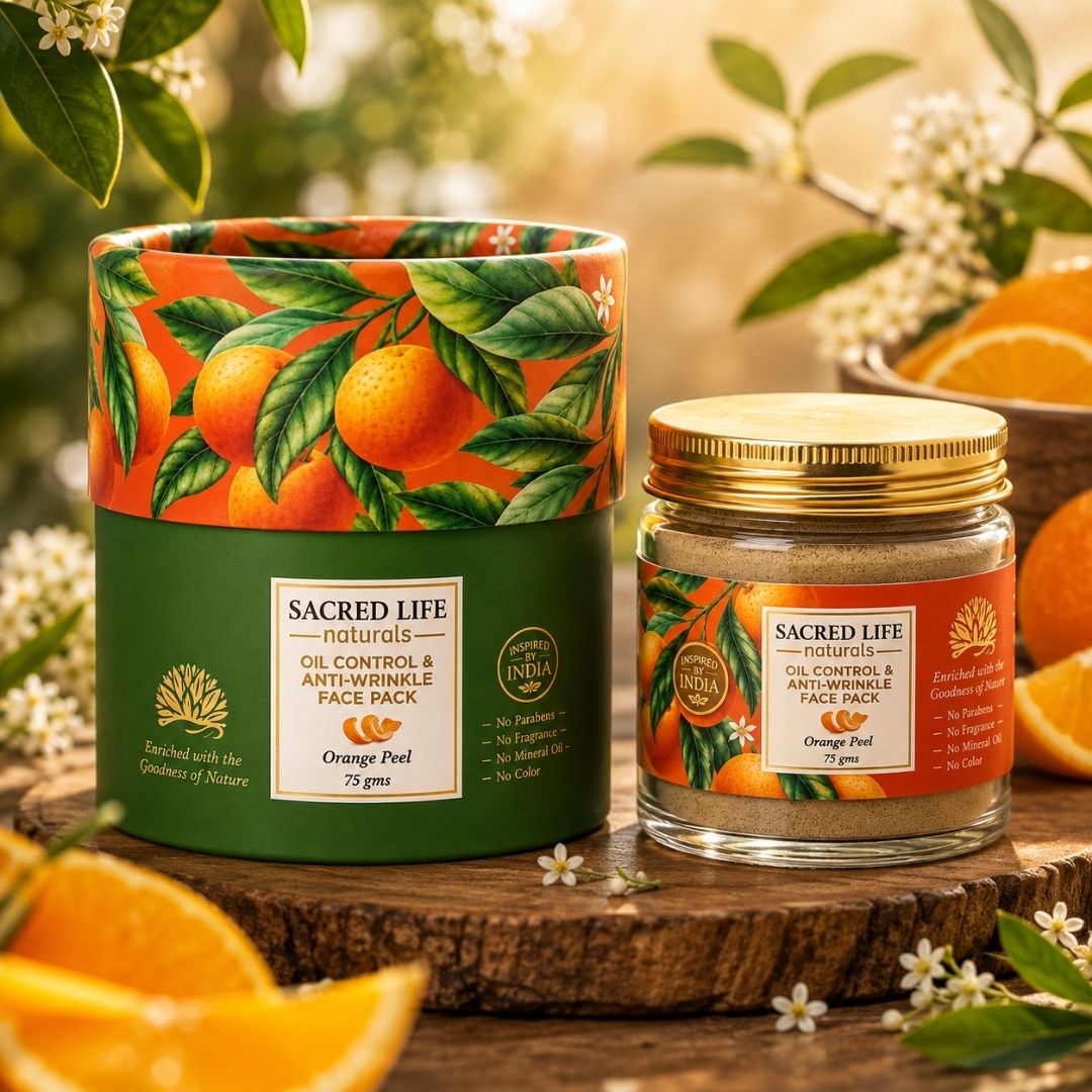 Sacred Life Orange Peel Face Pack