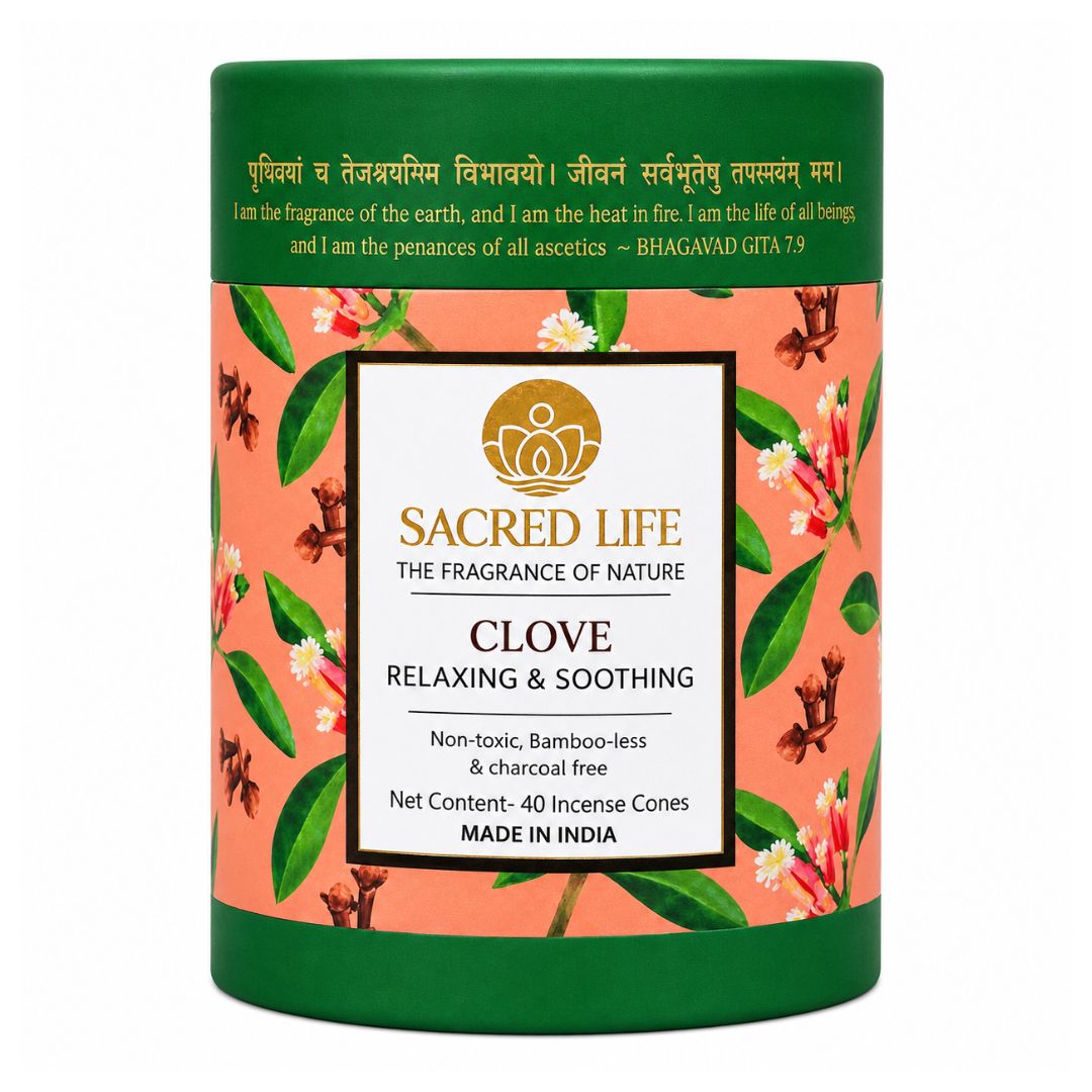 Sacred Life Clove Incense Dhoop Cones