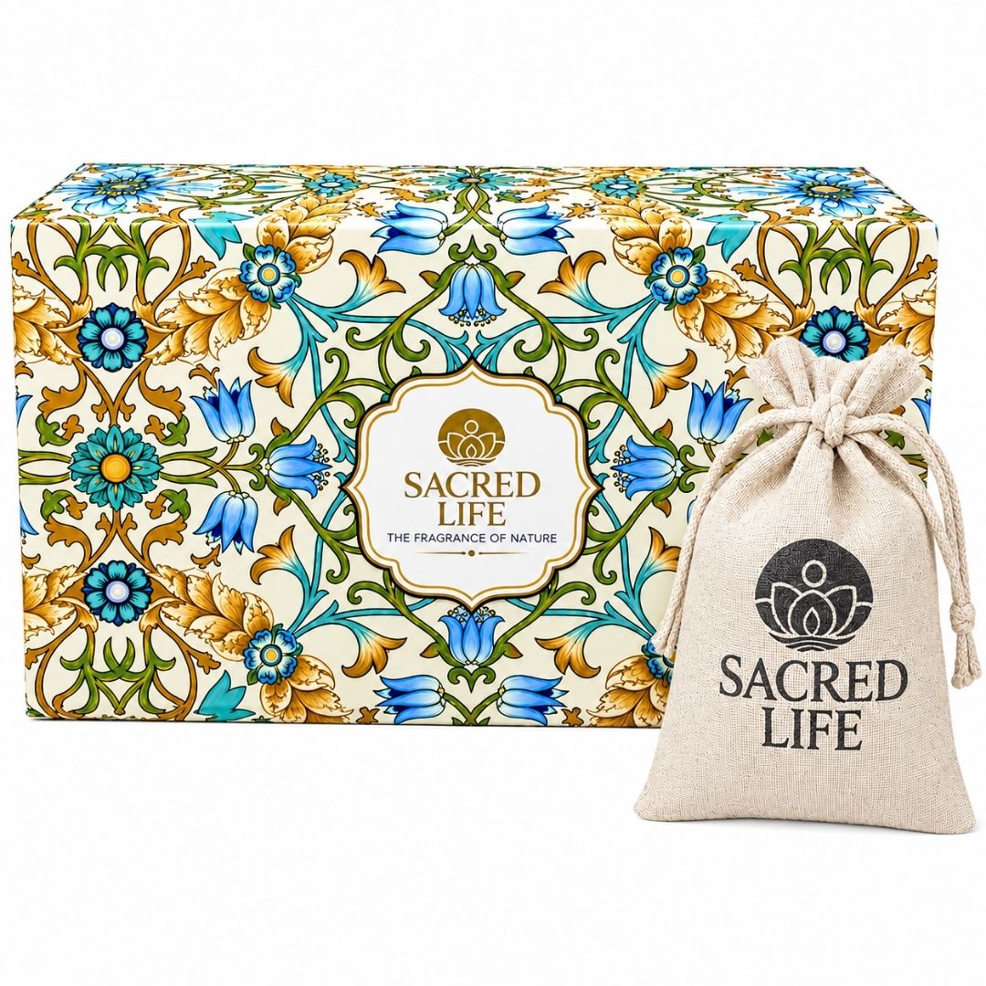 Sacred Life Samidha Mini Havan Set Black