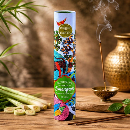 Sacred Life Lemongrass Natural Incense Sticks