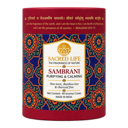 Sacred Life Sambrani Incense Dhoop Cones