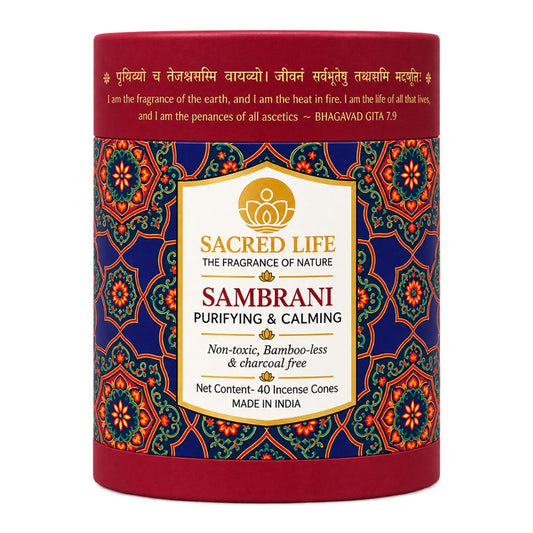Sacred Life Sambrani Incense Dhoop Cones