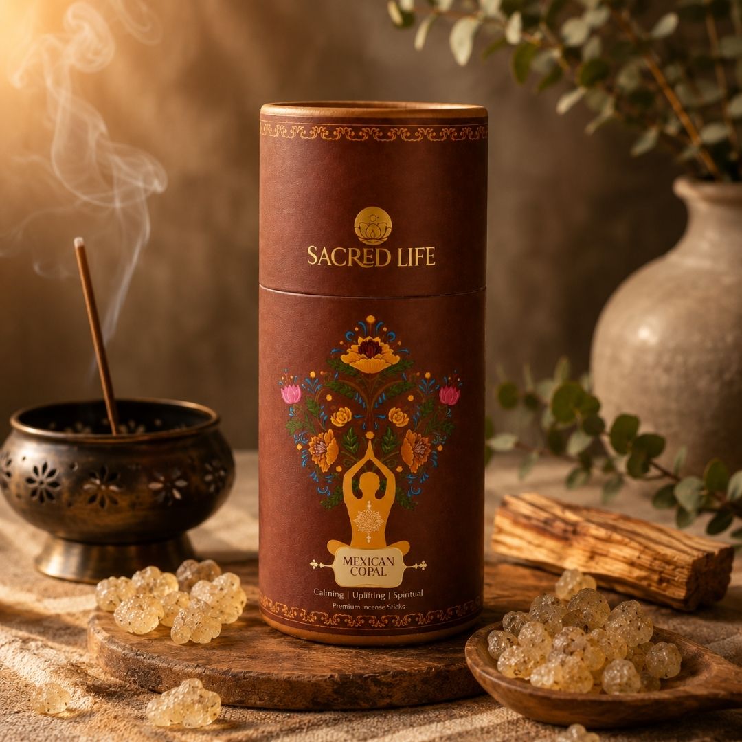 Sacred Life Mexican Copal Premium Incense Sticks – Natural Aromatic Fragrance