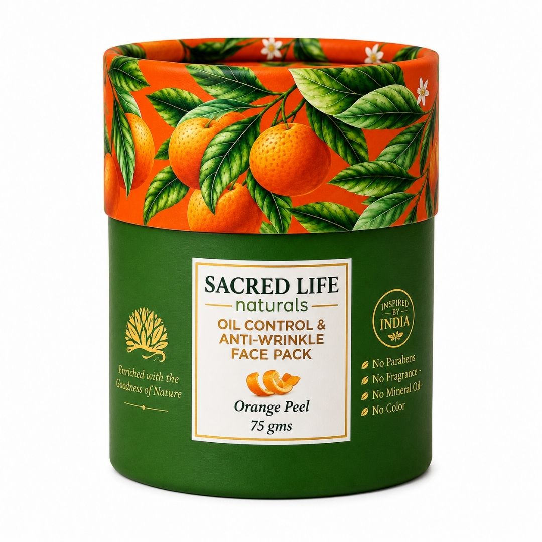 Sacred Life Orange Peel Face Pack