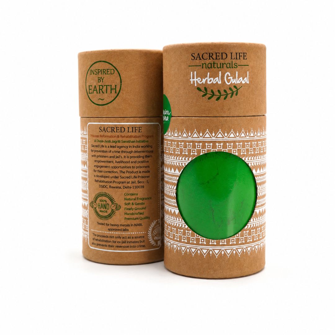 Sacred Life Herbal Holi Gulal Classic Gift Set - Pack of 3