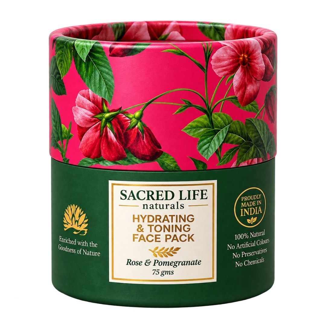 Sacred Life Rose & Pomegranate Face Pack