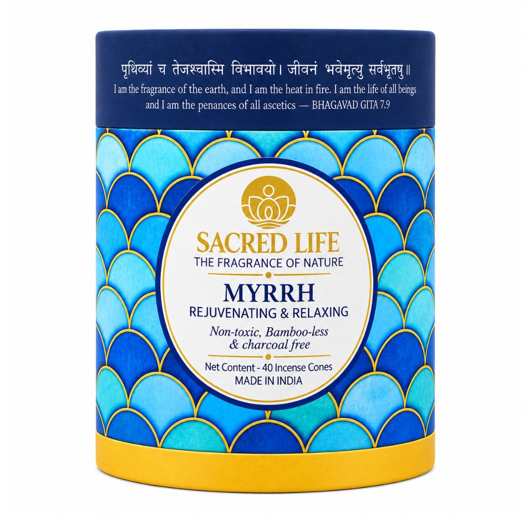 Sacred Life Myrrh Dry Dhoop Incense Cones