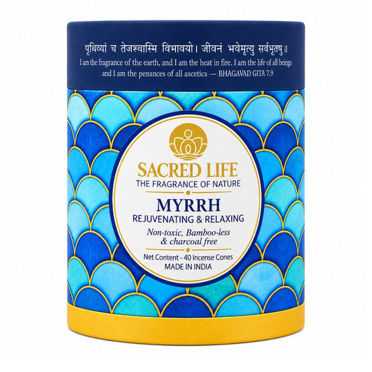 Sacred Life Myrrh Dry Dhoop Incense Cones
