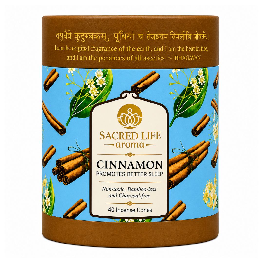 Sacred Life Cinnamon Incense Dhoop Cones