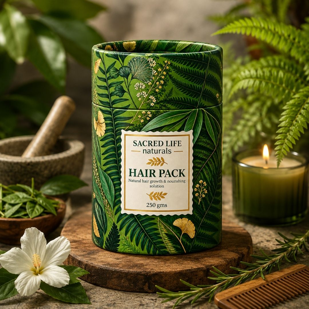 Sacred Life Herbs & Roots Herbal Hair Pack