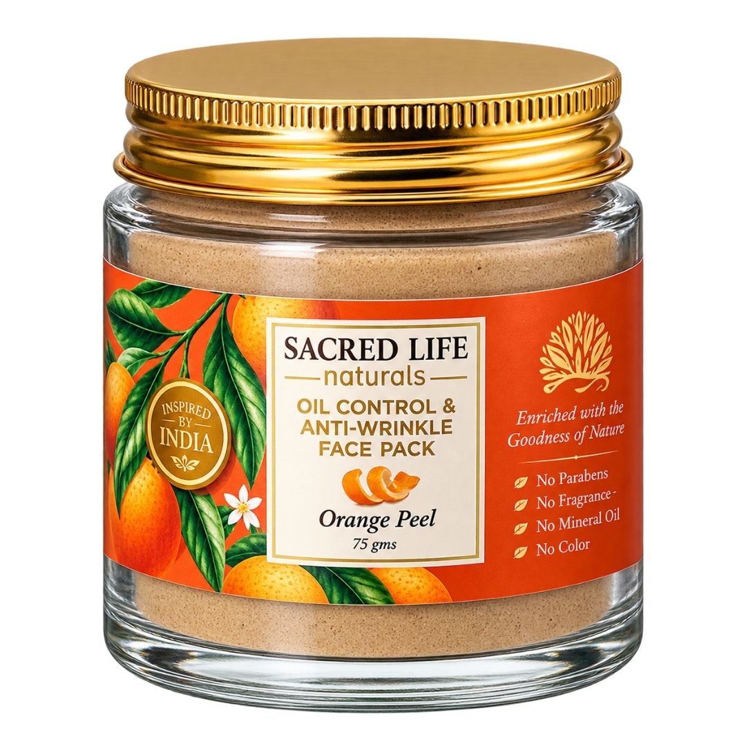 Sacred Life Orange Peel Face Pack