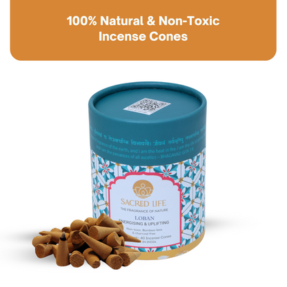 Sacred Life Loban Incense Dhoop Cones