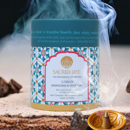 Sacred Life Loban Incense Dhoop Cones