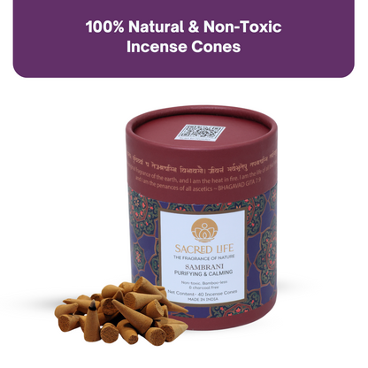 Sacred Life Sambrani Incense Dhoop Cones