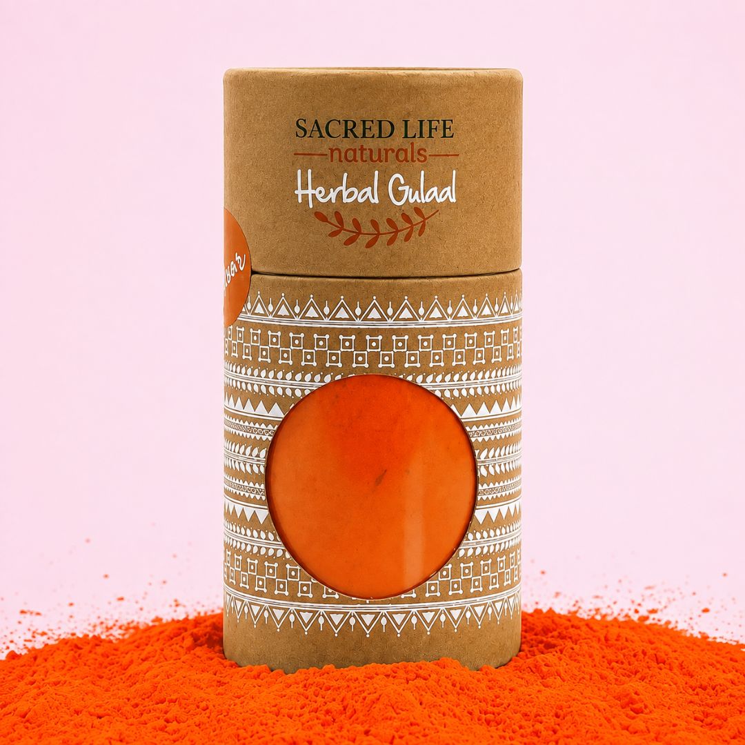Sacred Life Riot of Colours Herbal Holi Gulal 5 in 1 Gift Set