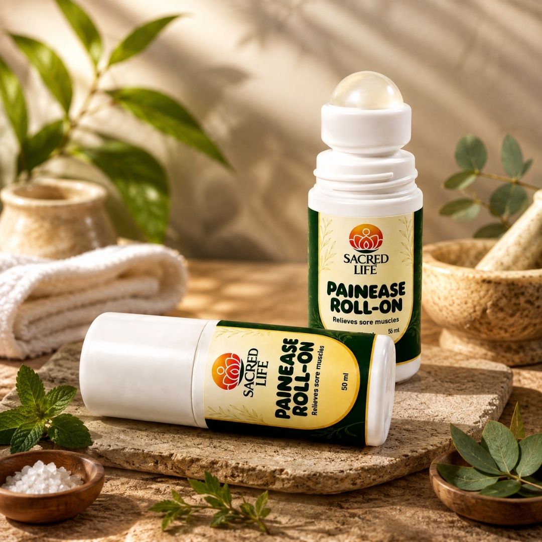 Sacred Life PainEase Roll-On – Soothing Massage Roll-On | 50 ml