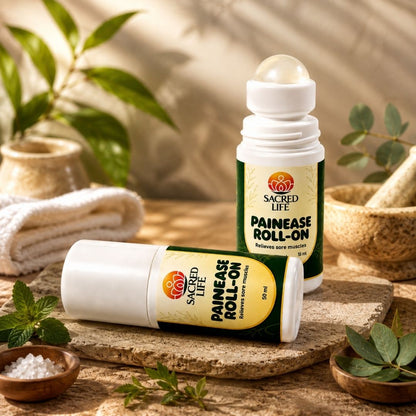 Sacred Life PainEase Roll-On – Soothing Massage Roll-On | 50 ml
