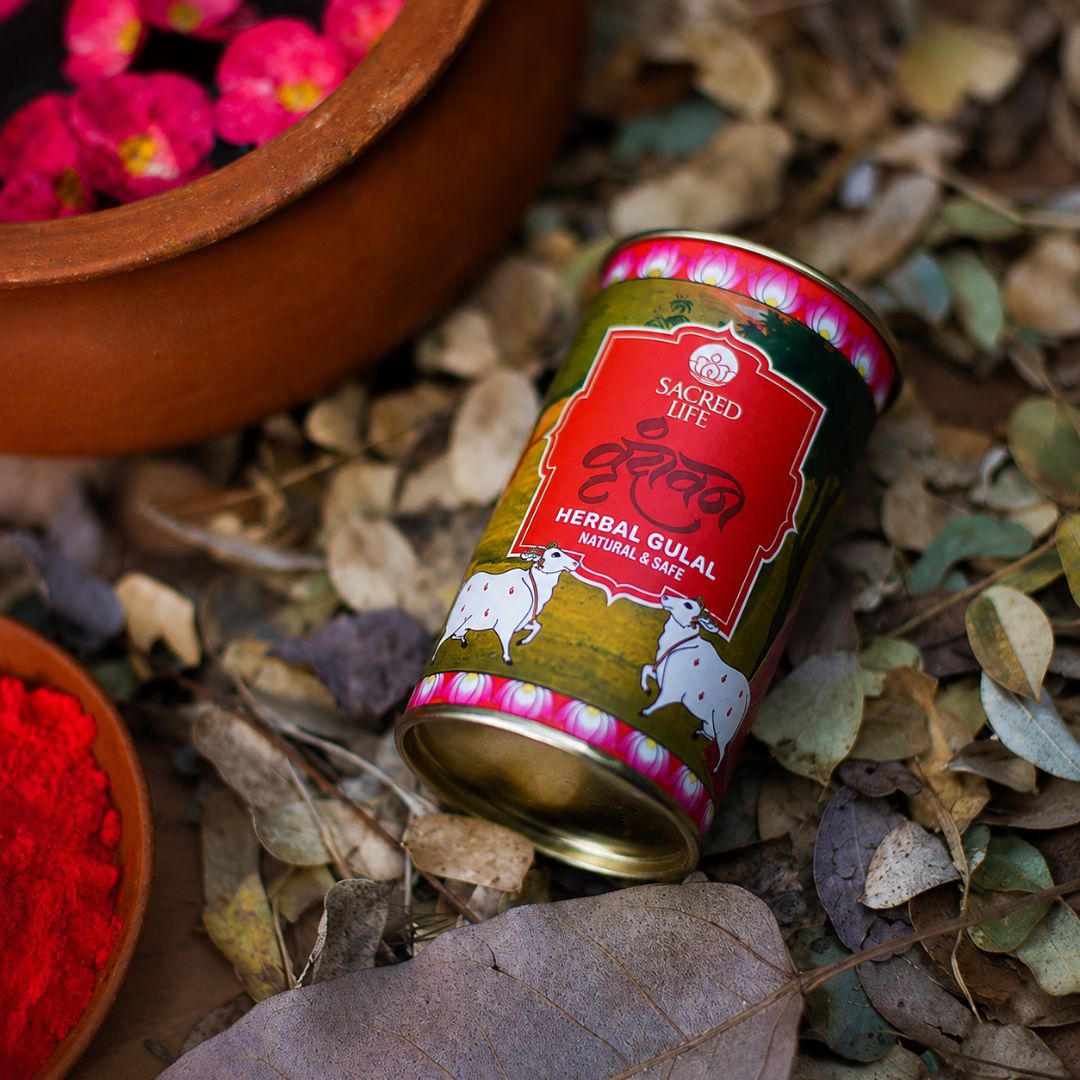 Sacred Life Herbal Gulal – Premium Festive Color Powder | 50g