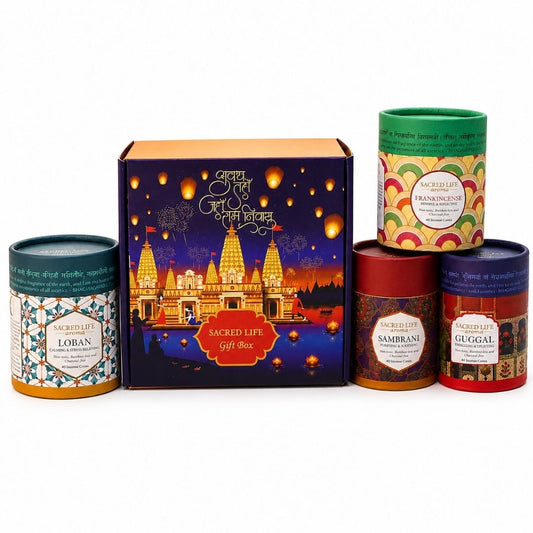 Sacred Life Awadh Aroma Gift Set (160 Dhoop Cones)