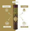 Antarkranti AGARWOOD Incense Sticks |100% Natural & Charcoal Free |Handcrafted Agarbatti for Positive Energy & Yoga Meditation | Pooja Item for Home | Sacred Life
