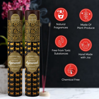 Sacred Life Agarwood Incense Sticks