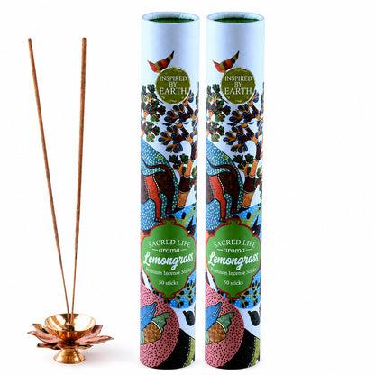 Sacred Life Lemongrass Natural Incense Sticks
