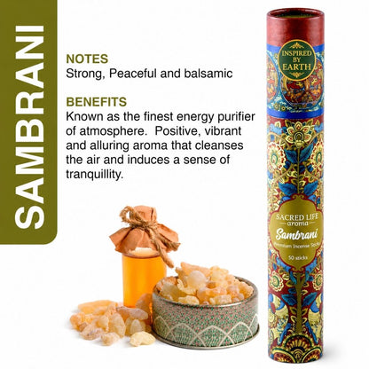 Sacred Life Meditation Incense Sticks Pack (200 Sticks)