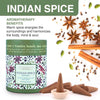 ANTARKRANTI Dry Dhoop INDIAN SPICE Incense Cones | Burning Time 35 Minutes | Low Smoke Dhoop for Pooja | Aromatherapy | Meditation | Yoga | 100% Organic & Charcoal Free