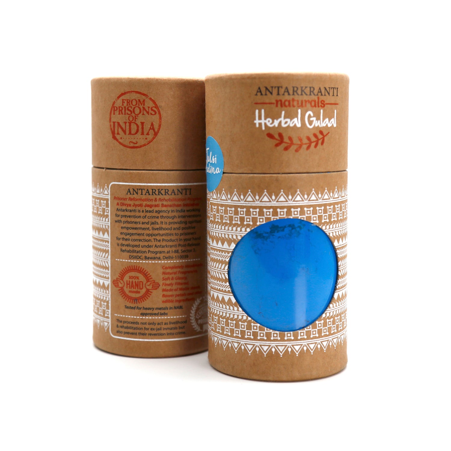 Herbal Blue Gulal Tulsi Pudina