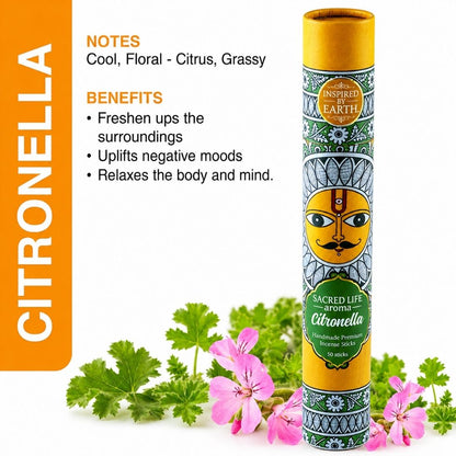 Sacred Life Citronella Natural Incense Sticks