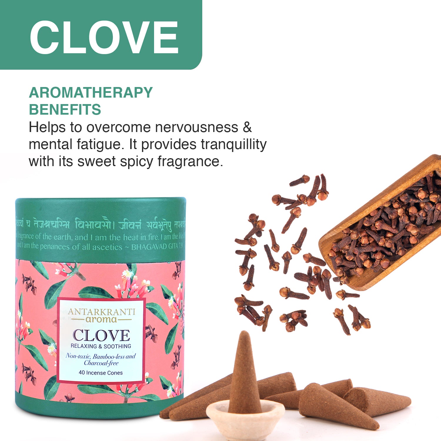 SACRED LIFE Aranyaka Aroma Gift Set | Premium Dry Dhoop Incense Cones | Indian Spice, Bay Leaf, Clove, and Frankincense | 160 Handmade Incense Cones