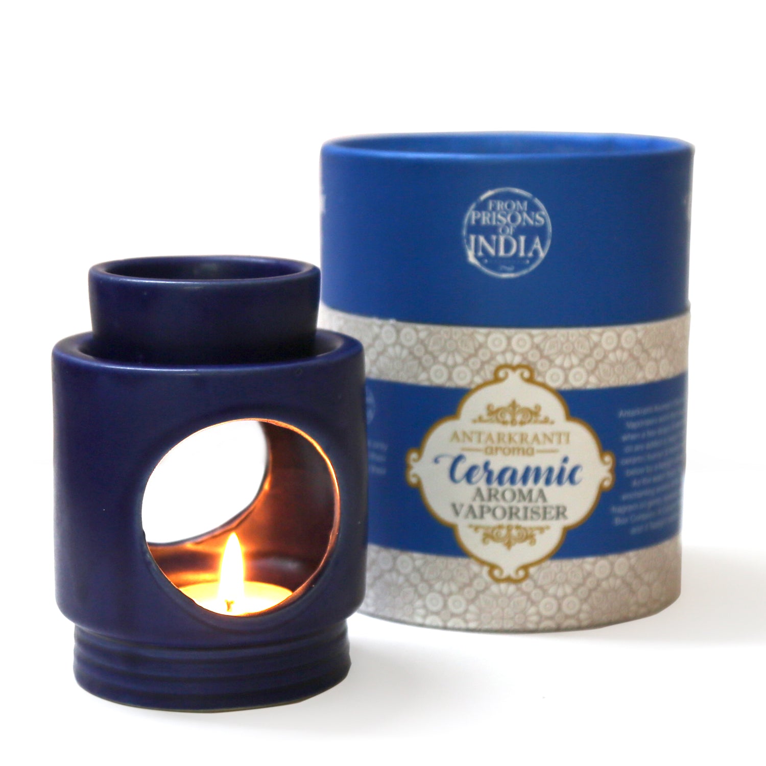 Aroma Oil Burner Blue
