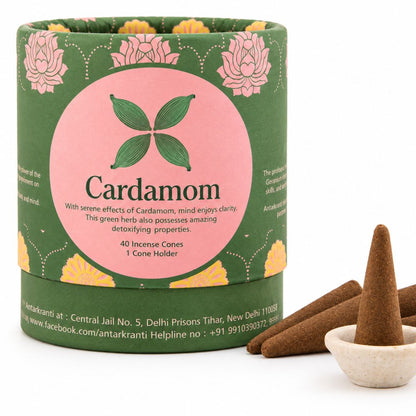 Cardamom Incense Dhoop Cones