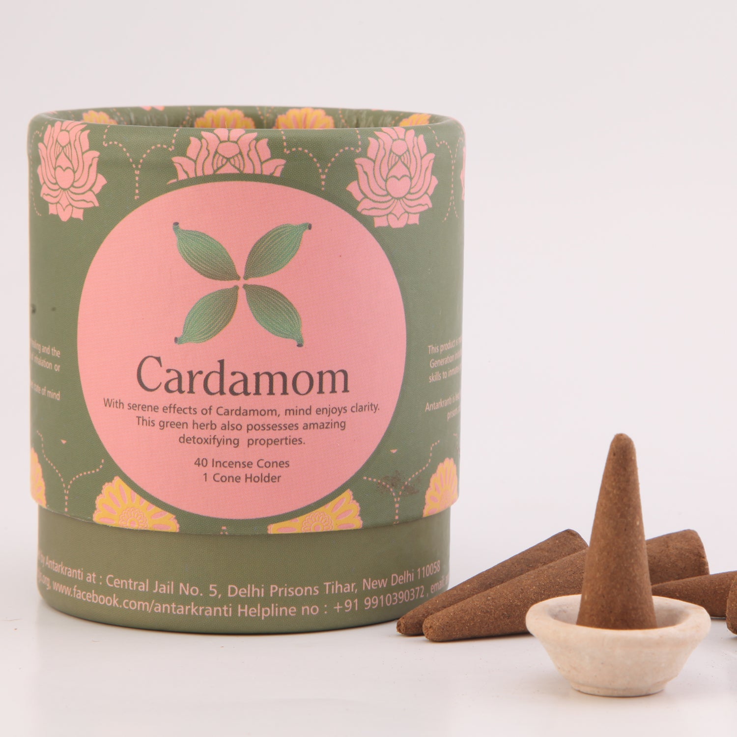 Cardamom Incense Dhoop Cones