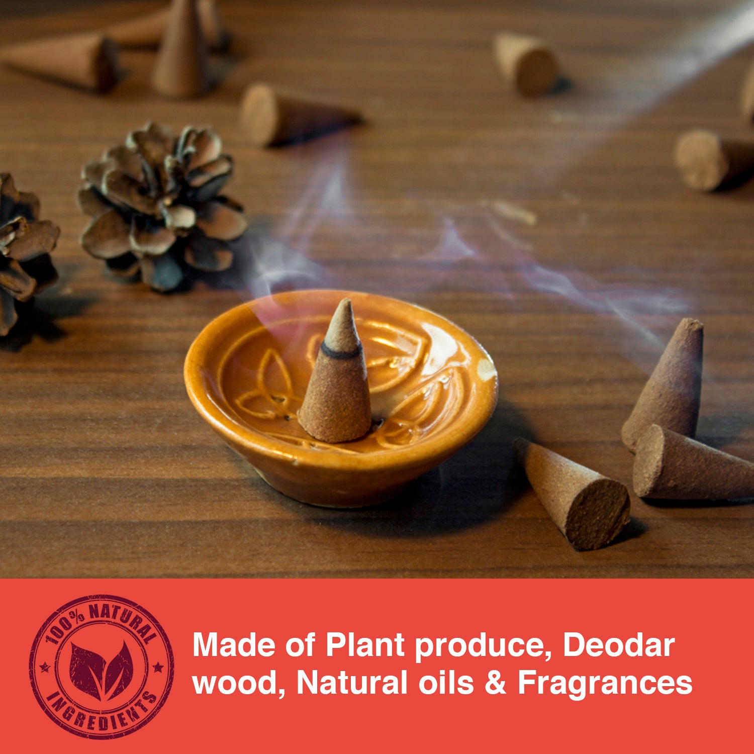 SACRED LIFE Awadh Aroma Gift Set | Premium Dry Dhoop Incense Cones | Guggal, Loban, Sambrani & Frankincense | 160 Handmade Incense Cones