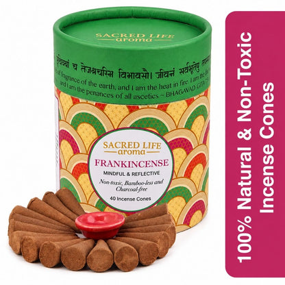 Sacred Life Frankincense Dry Dhoop Incense Cones