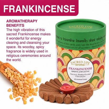 Sacred Life Frankincense Dry Dhoop Incense Cones