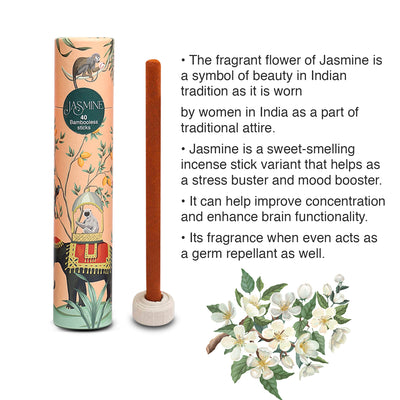 Sacred Life | Yoga Incense Sticks | Mysore-Chandan Musk Tulsi & Jasmine | Pack of 4 | Bambooless Agarbatti | Antarkranti