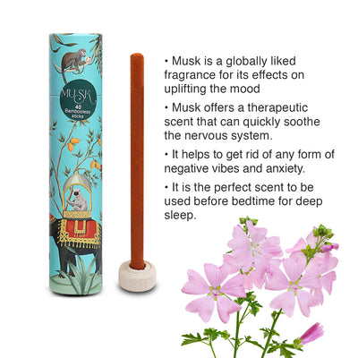 Antarkranti Yoga Incense Sticks Set | Marigold Musk Lotus & Jasmine | Pack of 4 | Bamboo-less Agarbatti